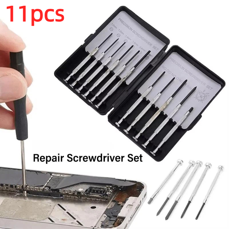 Jewelry Watches Repair - 11피스 마이크로 정밀 드라이버 세트, 부식