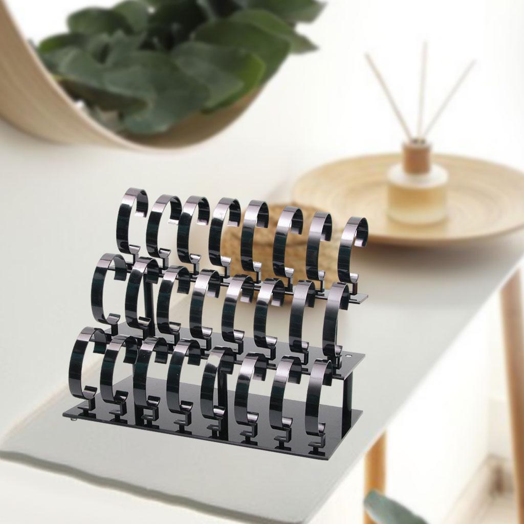 Jewelry And Watches Stores - 아크릴 시계 진열대 쥬얼리 정리대 3단