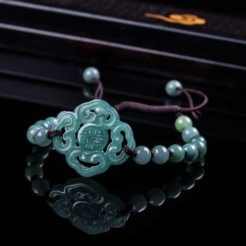 Jewelry & Watches Vitopoulos - 천연 비취 A급 팔찌 오리지널 디자인