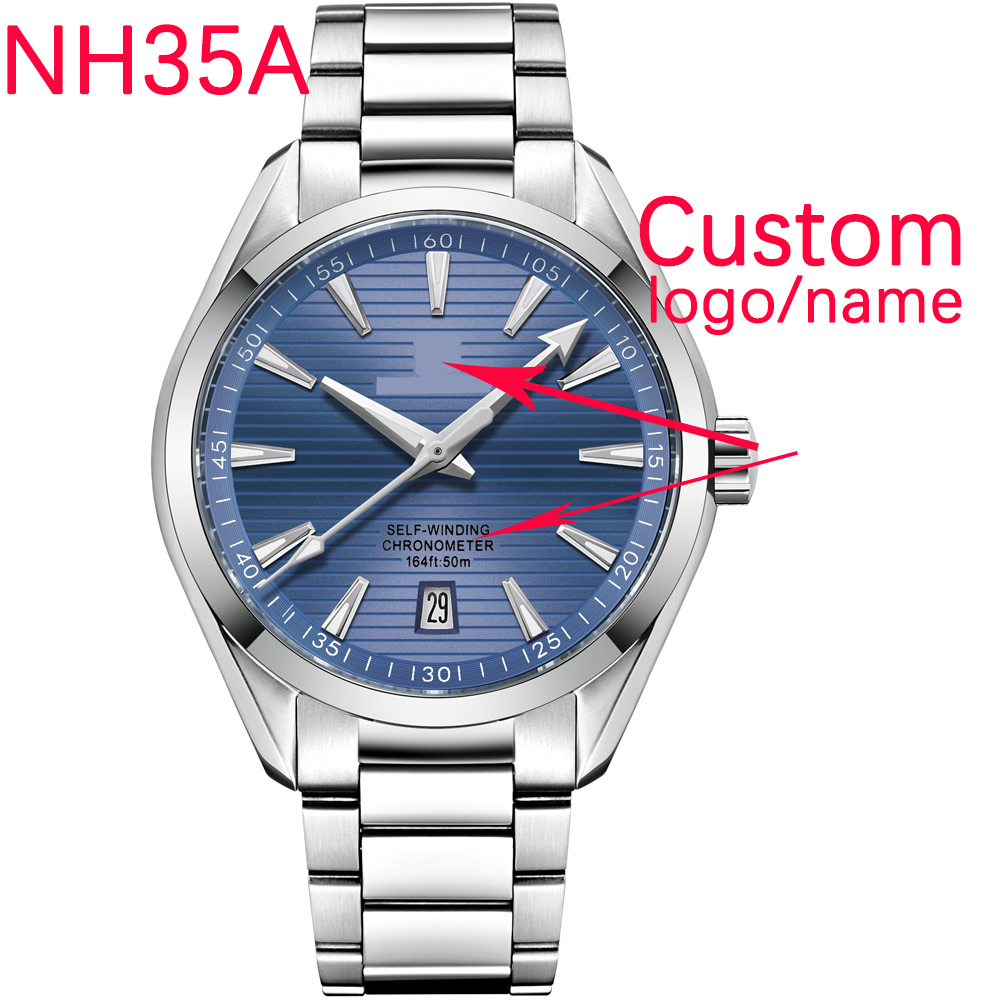 Jewellery Watches - 럭셔리 NH35 무브먼트 커스텀 로고 41mm