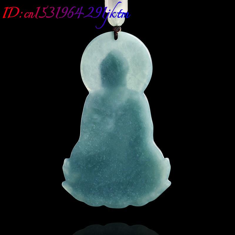 천연 버마산 비취 불상 펜던트 목걸이 패션 진짜 옥 보 - Necklace Pendant 리뷰 및 가격