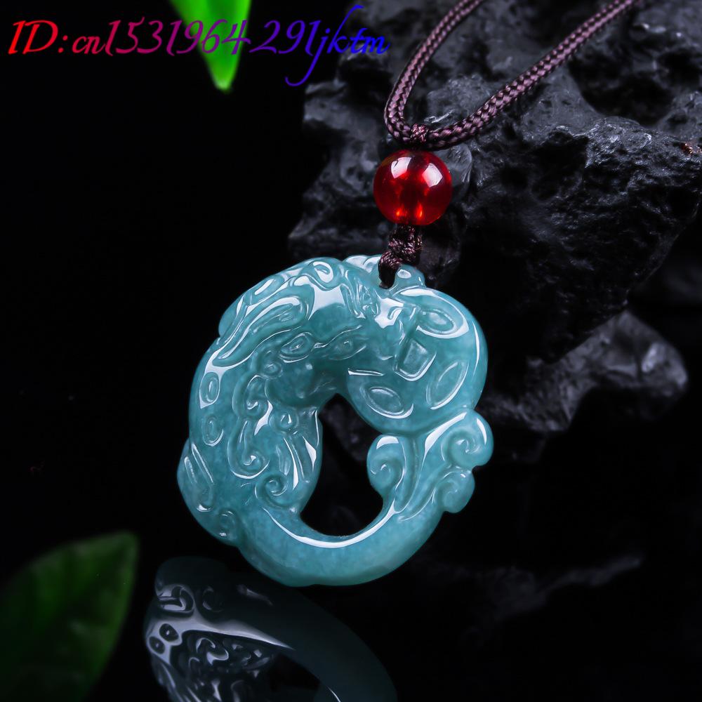 버마산 비취석 픽시우 펜던트 진짜 옥 고급 참 장식품  - Necklace Pendant 리뷰 및 가격