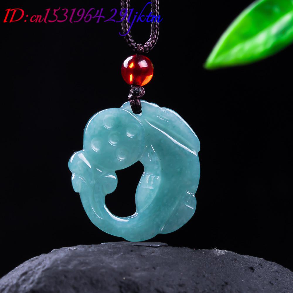 버마산 비취석 픽시우 펜던트 진짜 옥 고급 참 장식품  - Necklace Pendant 리뷰 및 가격