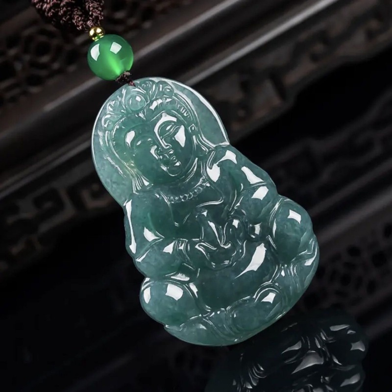 정품 A급 관음불상, 남녀공용 블루 펜던트, 정품 옥  - Jewelry & Watches Vitopoulos 리뷰 및 가격