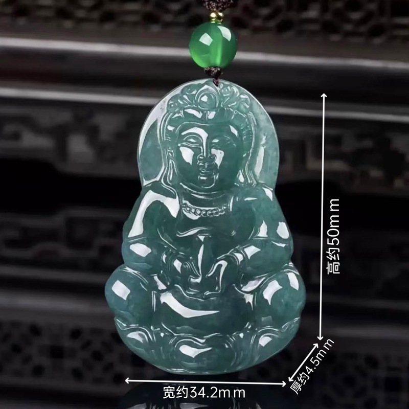 정품 A급 관음불상, 남녀공용 블루 펜던트, 정품 옥  - Jewelry & Watches Vitopoulos 리뷰 및 가격