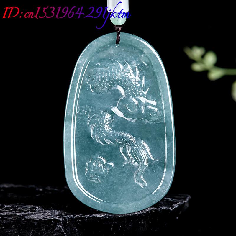 버마산 비취 용 펜던트 목걸이 버마산 비취석 패션 액세 - Necklace Pendant 리뷰 및 가격