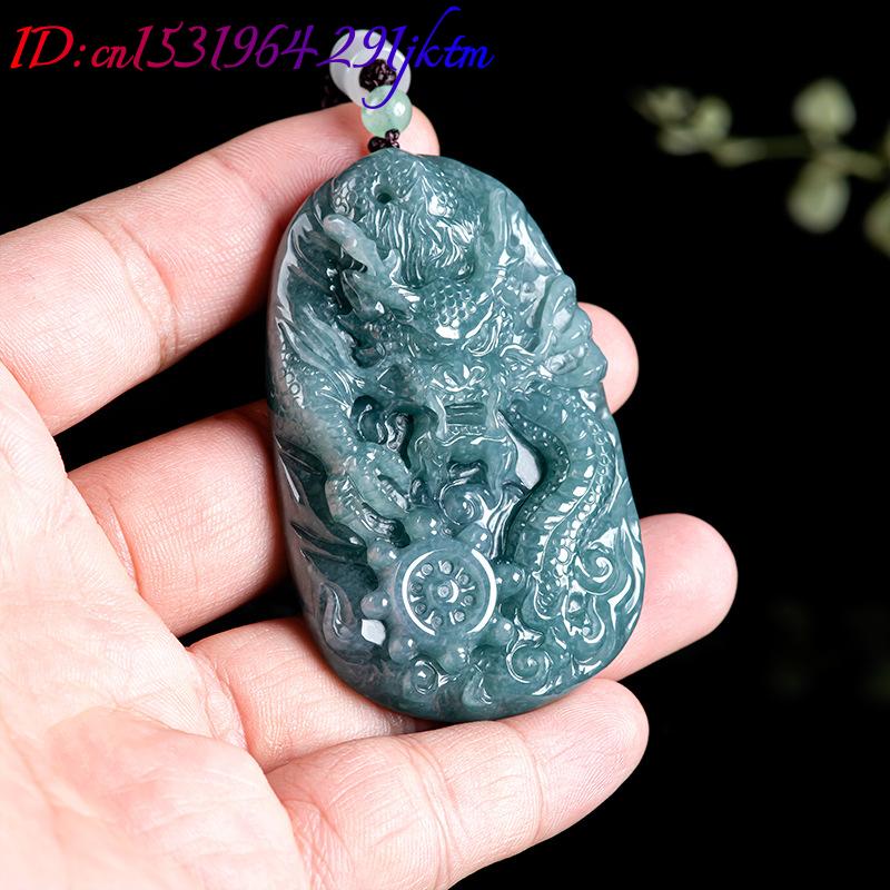 버마산 비취 용 펜던트 목걸이 버마산 비취석 패션 액세 - Necklace Pendant 리뷰 및 가격