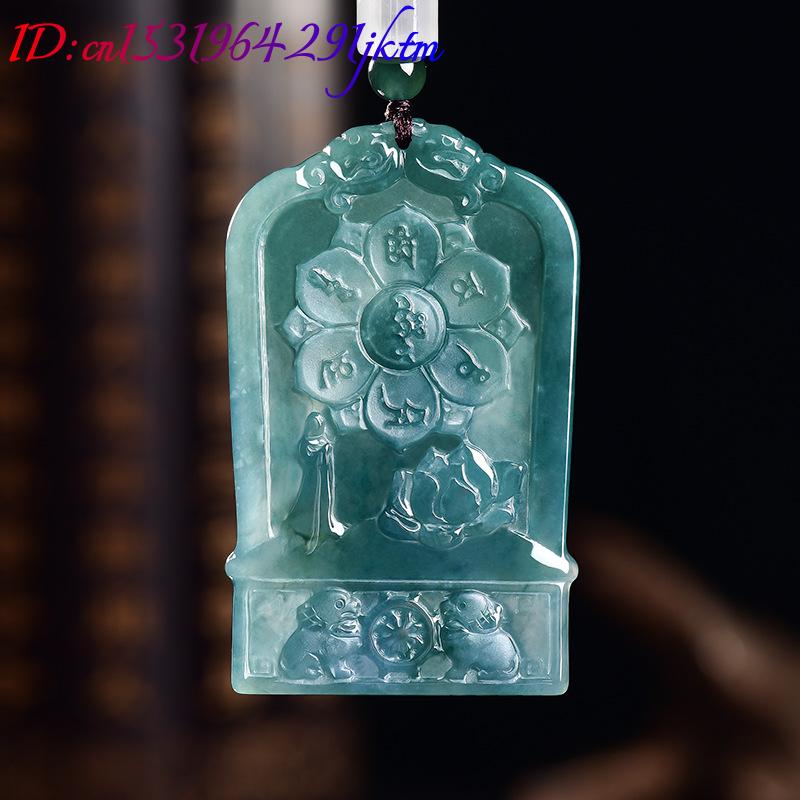 천연 버마산 경옥 관음 펜던트 목걸이 참 장식품 디자이 - Necklace Pendant 리뷰 및 가격