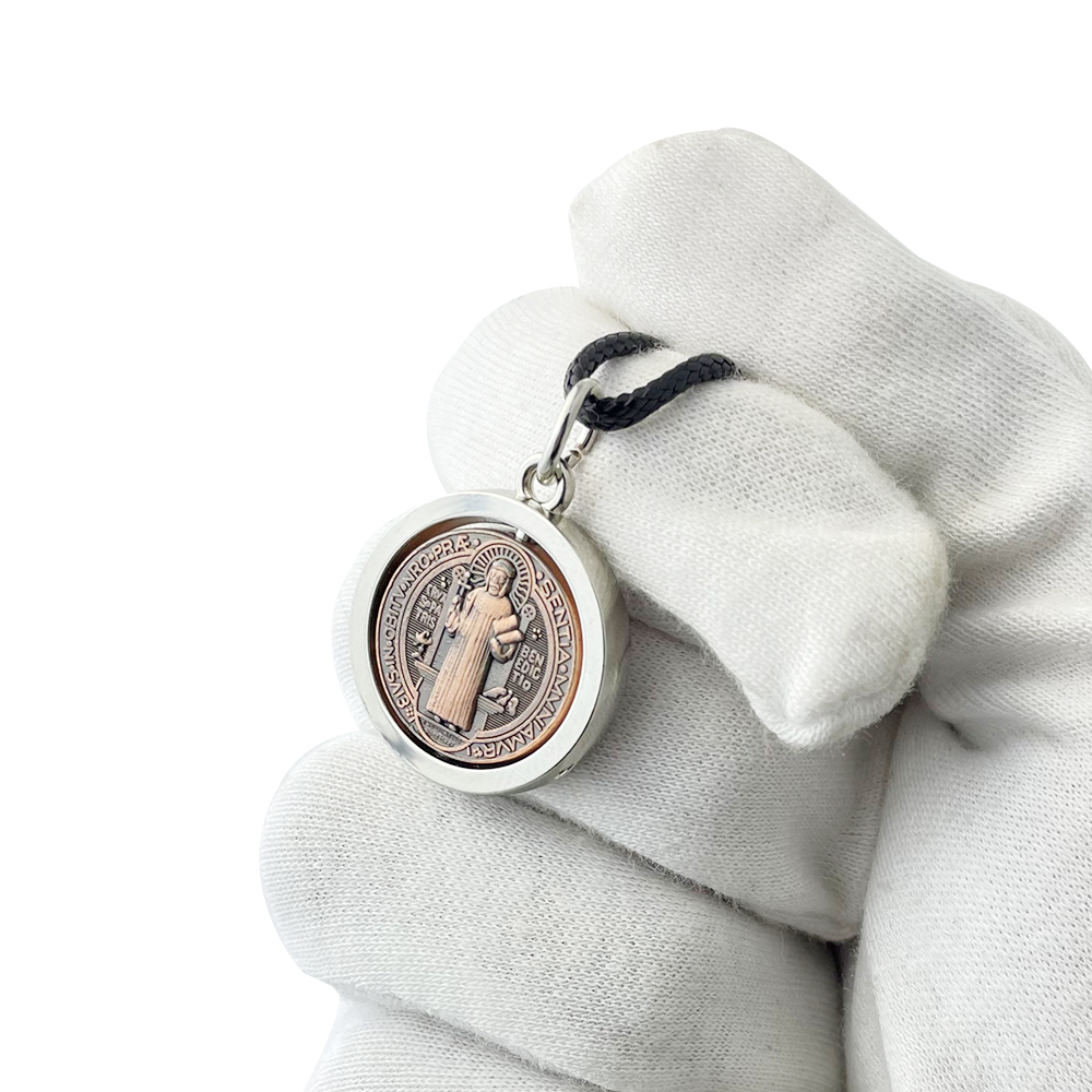새로운 성 베네딕토 메달 목걸이 가톨릭 보호 십자가 펜 - Jewelry & Watches Vitopoulos 리뷰 및 가격