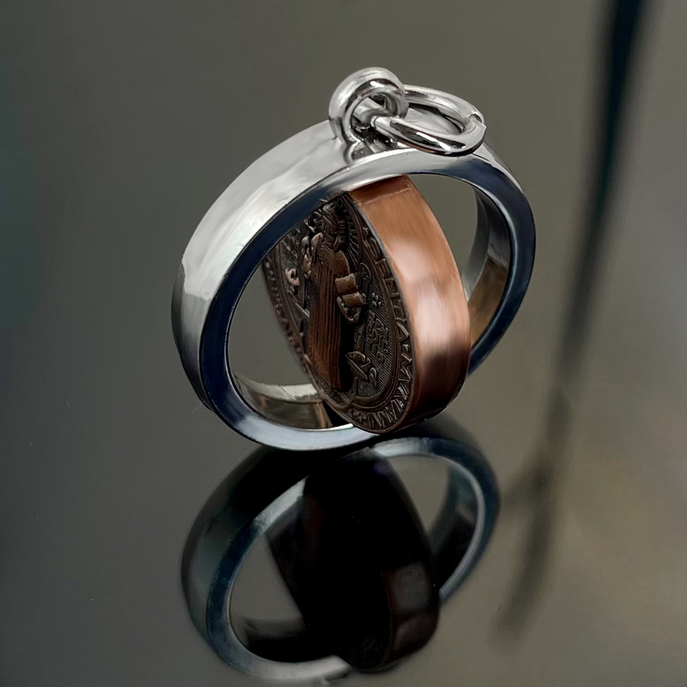 새로운 성 베네딕토 메달 목걸이 가톨릭 보호 십자가 펜 - Jewelry & Watches Vitopoulos 리뷰 및 가격