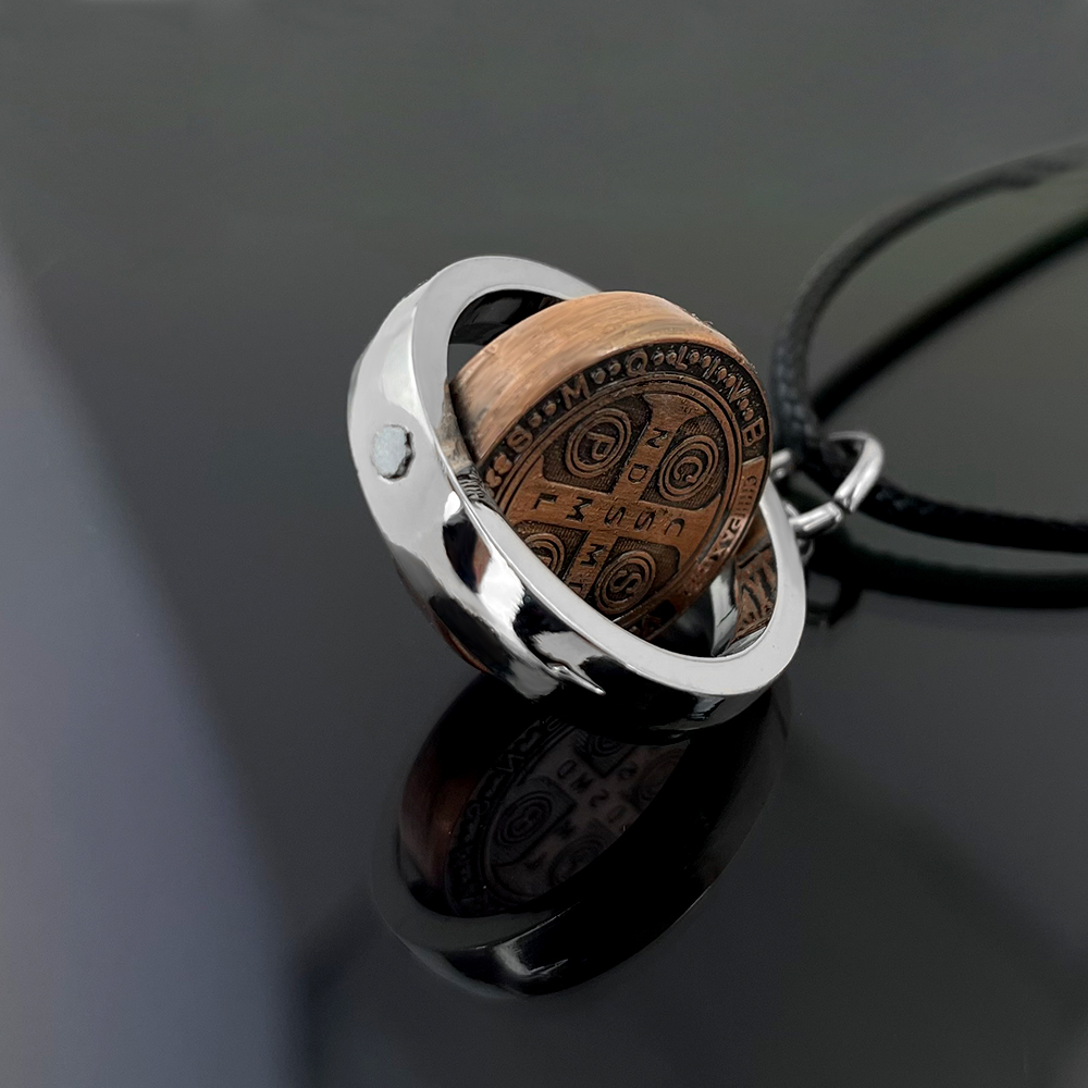 새로운 성 베네딕토 메달 목걸이 가톨릭 보호 십자가 펜 - Jewelry & Watches Vitopoulos 리뷰 및 가격