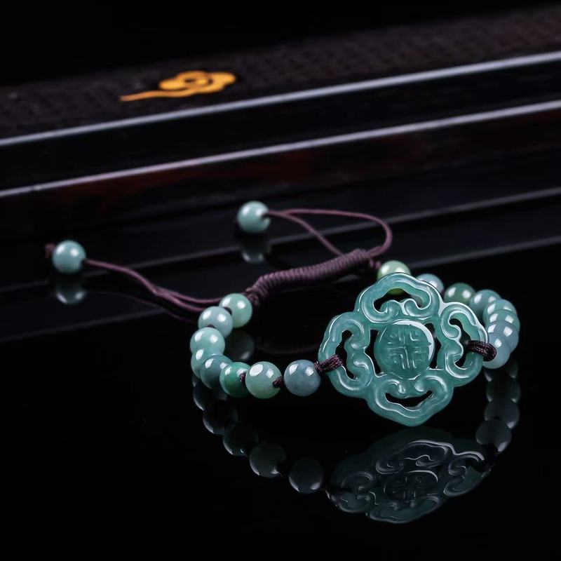 천연 비취 A급 팔찌 오리지널 디자인 세련된 블루 워터 - Jewelry & Watches Vitopoulos 리뷰 및 가격