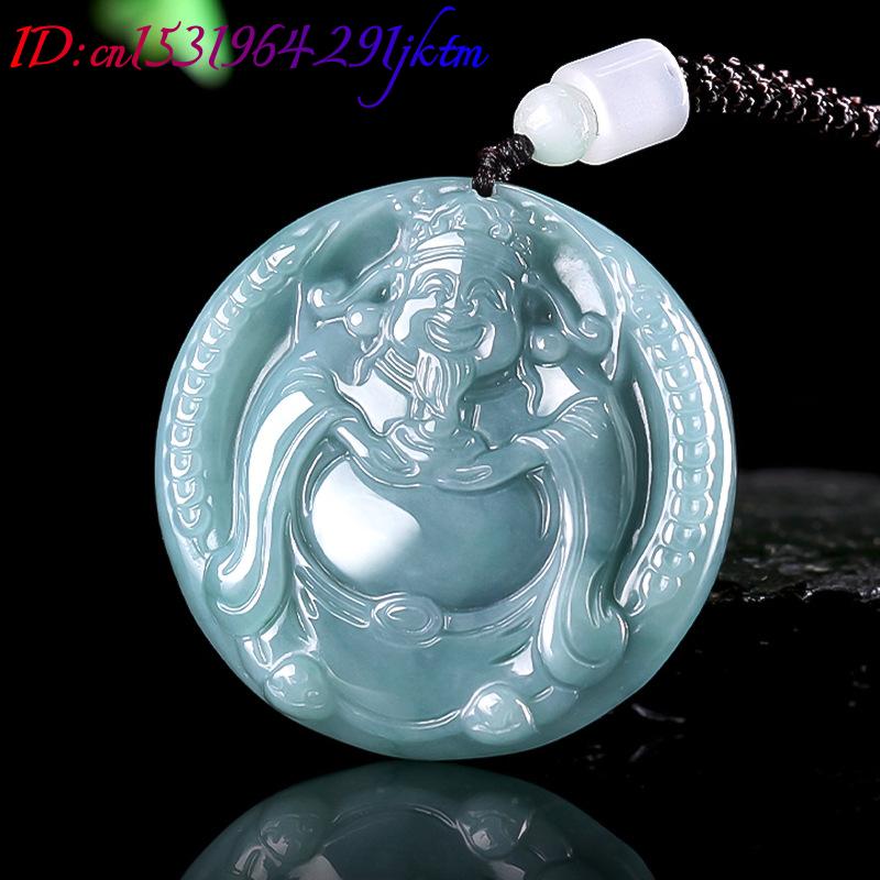 버마산 비취 재질의 부의 신 펜던트 목걸이 참 장식품  - Necklace Pendant 리뷰 및 가격