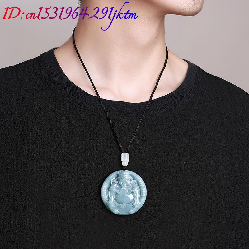버마산 비취 재질의 부의 신 펜던트 목걸이 참 장식품  - Necklace Pendant 리뷰 및 가격