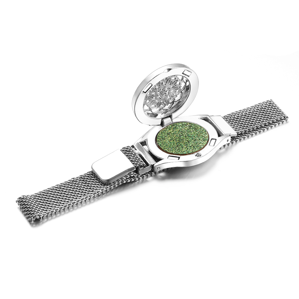 고품질 생명의 나무 아로마 테라피 팔찌 스테인레스 스틸 - Jewelry Essentials Watches 리뷰 및 가격