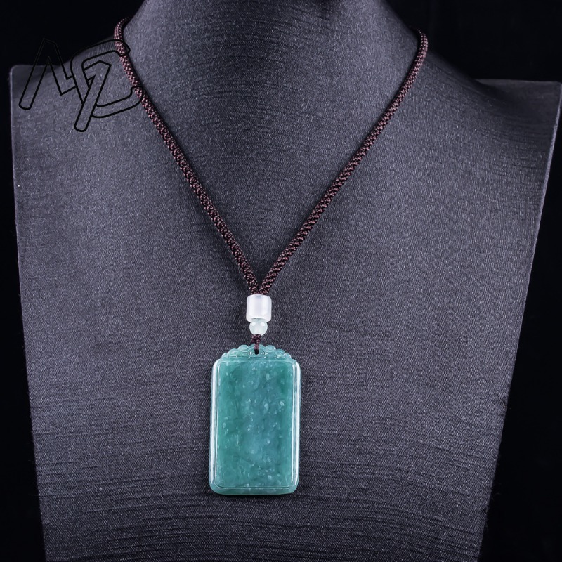 천연 비취 블루 워터 피스 낫팅글 플라크 펜던트 목걸이 - Necklace Pendant 리뷰 및 가격