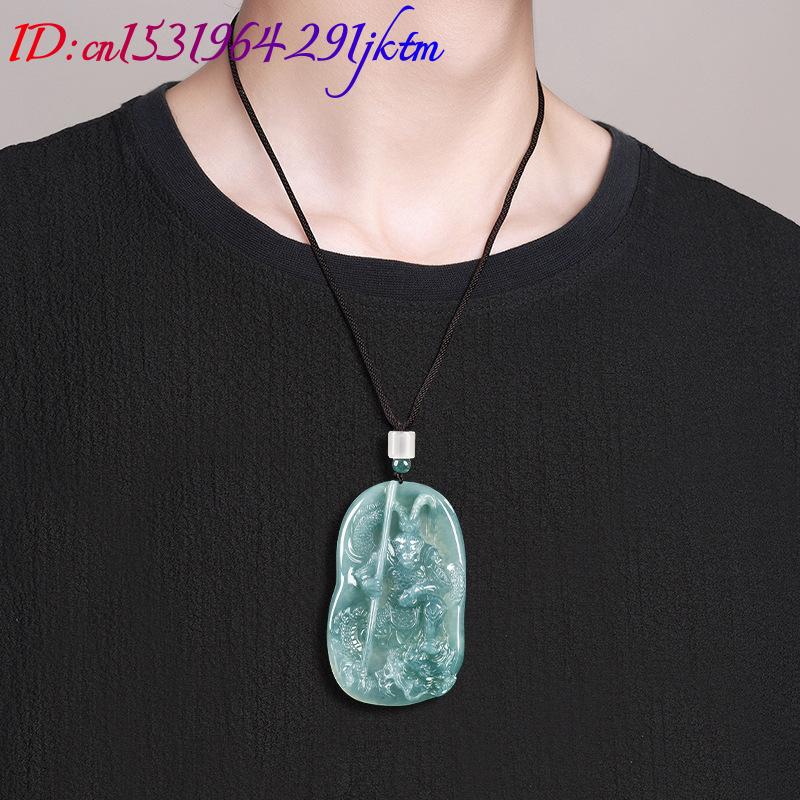 버마산 경옥 원숭이 왕 펜던트 목걸이 빈티지 럭셔리 여 - Necklace Pendant 리뷰 및 가격